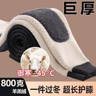 冬季 毛裤 新款 护腰护膝高弹大码 男加绒加厚高腰棉裤 高腰深裆保暖裤