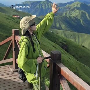 韩国防晒衣冲锋衣薄款女新款外套爬山穿搭套装登山服户外女款