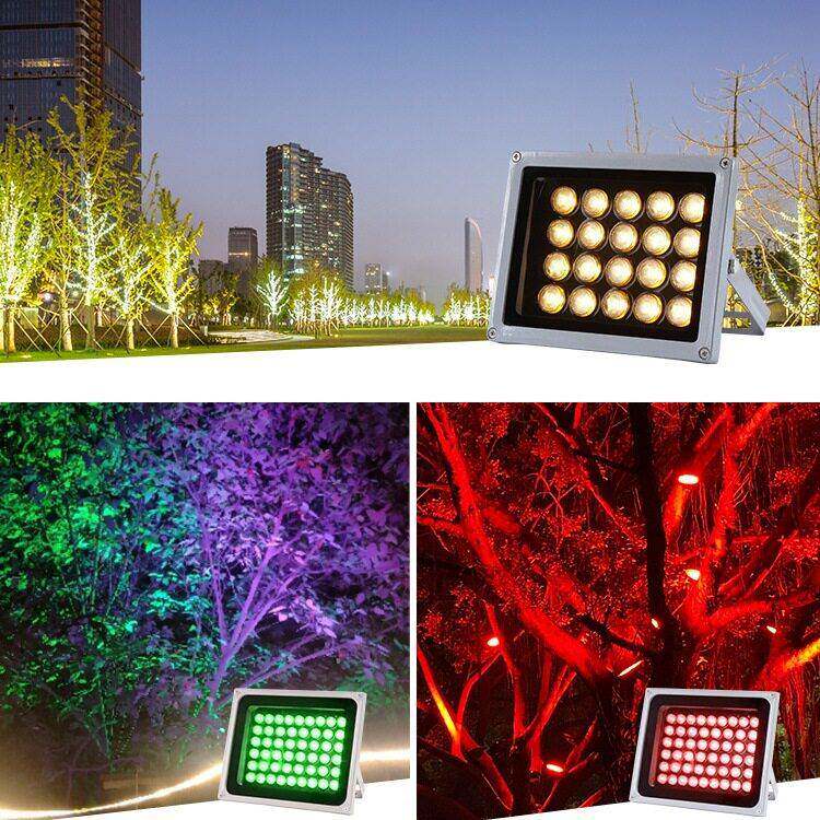 户外景观led照树灯防水投光灯庭院灯园林草坪亮化工程彩色投射灯