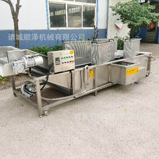 顺泽虾尾挂冰机扇贝穿冰衣机皮皮虾挂冰机虾虎裹冰衣机厂家