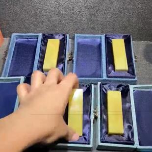 青田封门灯光冻素章印章5方2.5 8CM六面平全软好篆刻配盒子 2.5