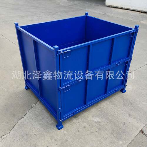 厂家供应折叠网箱大号物流分拣周转箱可定折叠式仓储中转周转箱