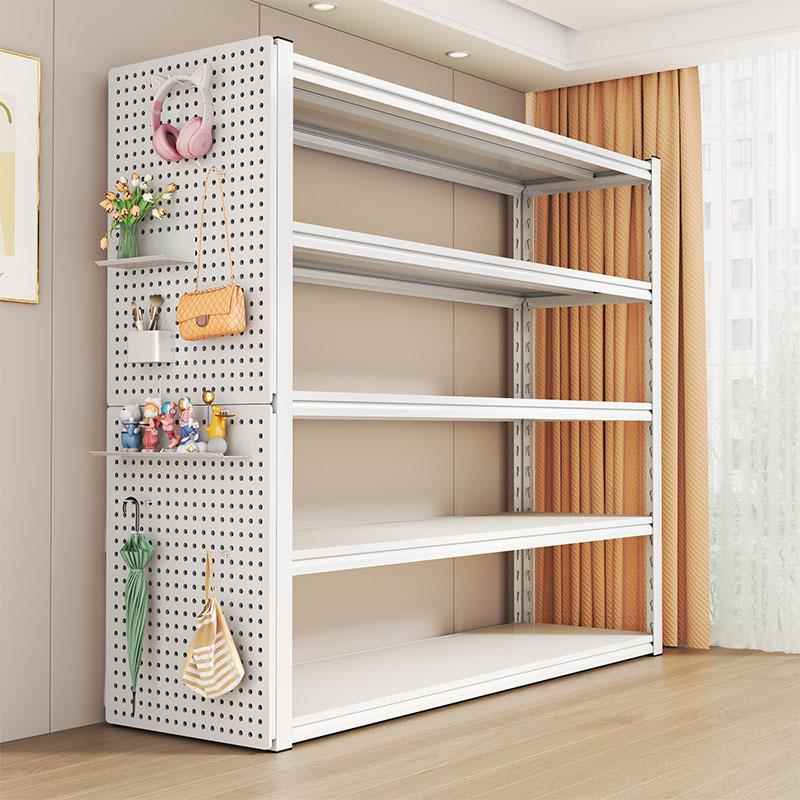 家用置物架落地多层货架阳台客厅收纳架储物间超市快递整理展示架