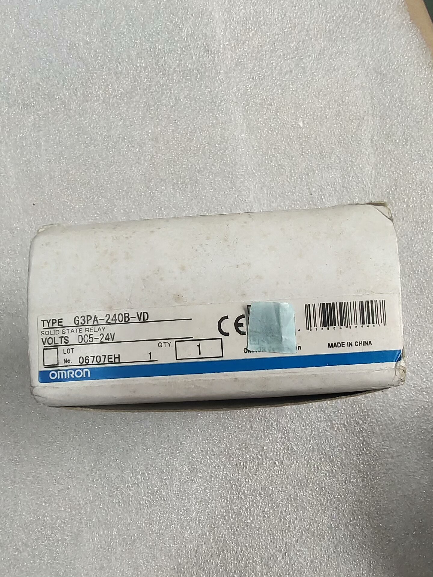 OMRON 欧姆龙  G3PA-240B-VD  实物拍摄