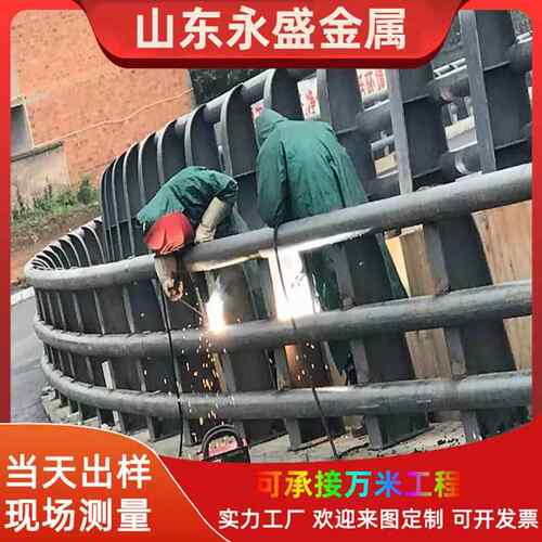 Q235河道防撞护栏厂家销售滨河景观护栏公路隔离桥梁防撞护栏