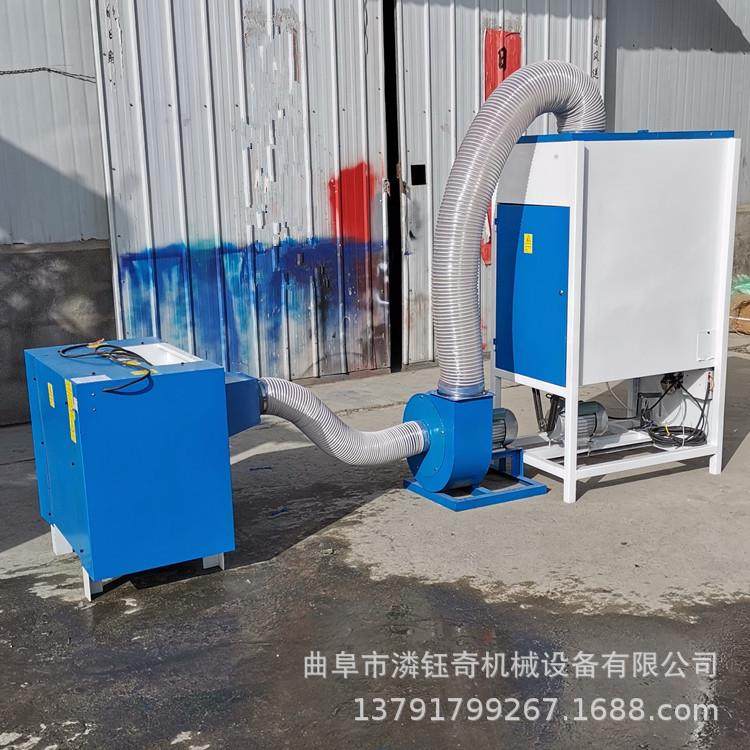 PP棉短纤维棉开松机 手赛棉珍珠棉开棉机 菏泽抱枕玩具冲棉机