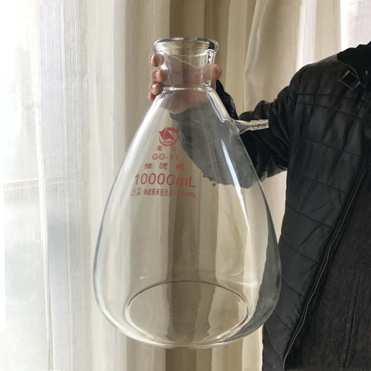 蜀牛上嘴抽滤瓶125/250/500/1L2L5L10L15L20L实验安全真空过滤瓶