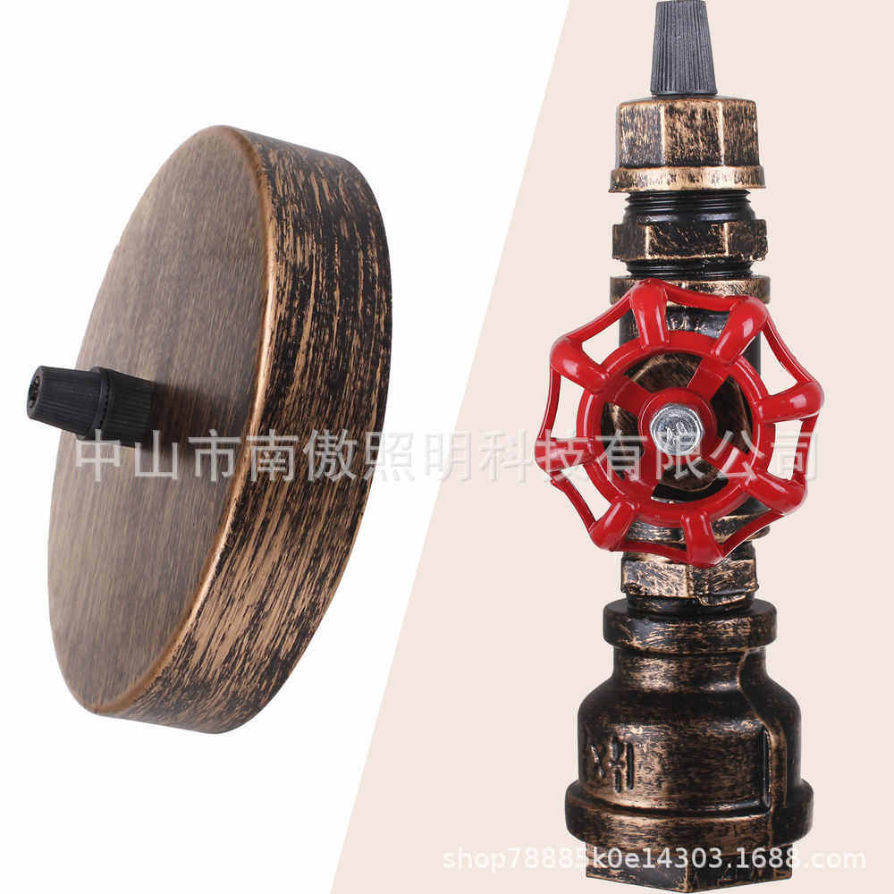 复古工业设计欧式吊灯乡村Loft单头吧台水管吊灯创意餐厅客厅灯具