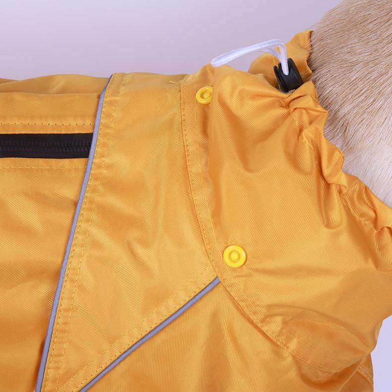 全寵物狗狗雨衣瑞熊柴迪泰尾巴雪犬犬狗納四腳服雨衣包雨中小型比