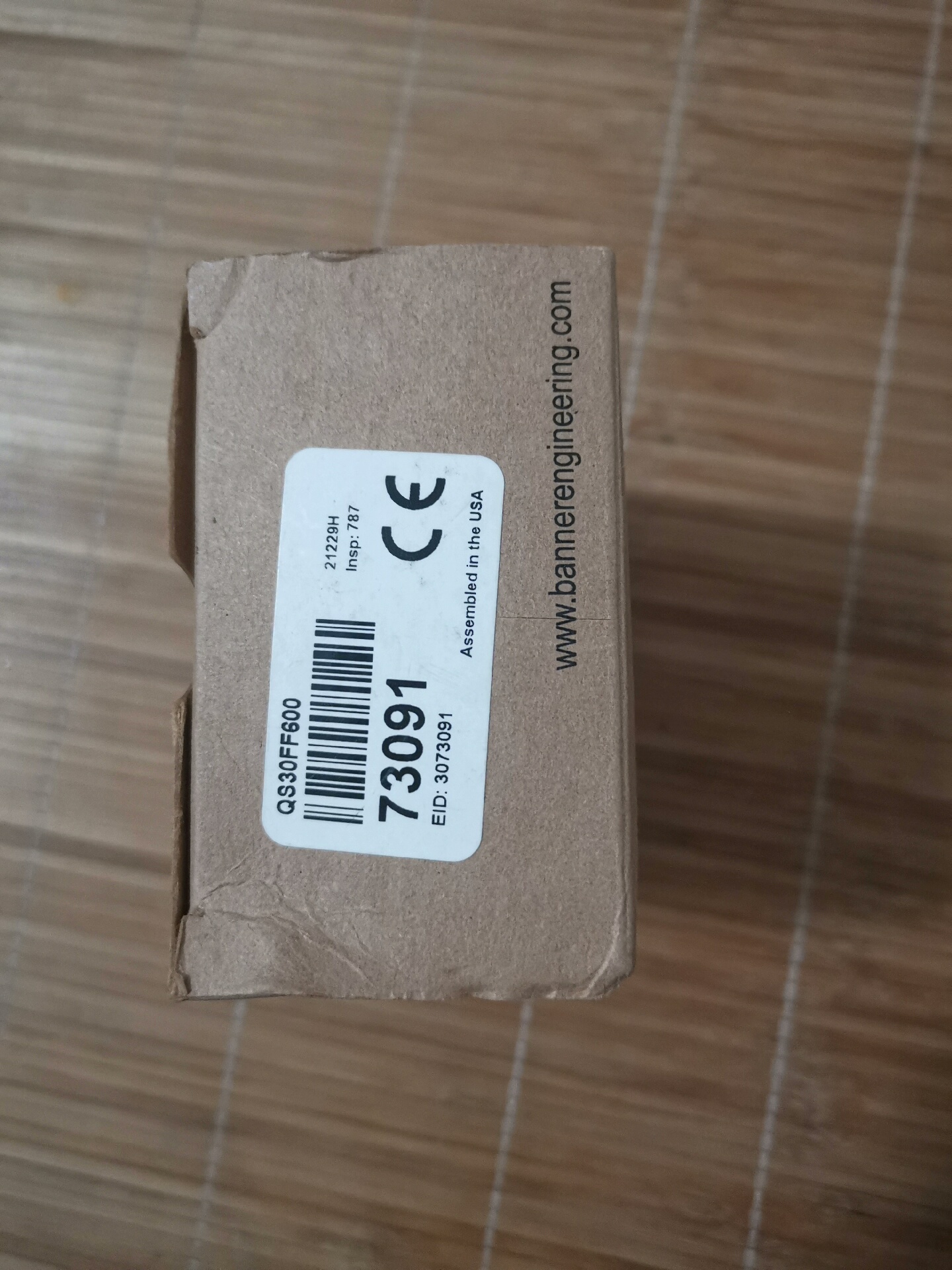 美国邦纳传感器QS30FF600，全新未使用  实物图