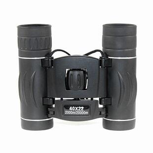 外贸40x22迷你袖珍型双筒望远镜高清绿膜支持