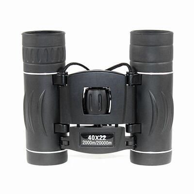 外贸40x22迷你袖珍型双筒望远镜高清绿膜支持