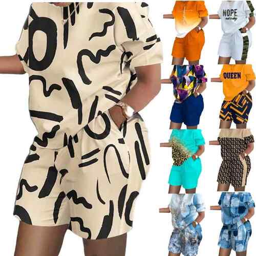 Women's short sleeved two sets