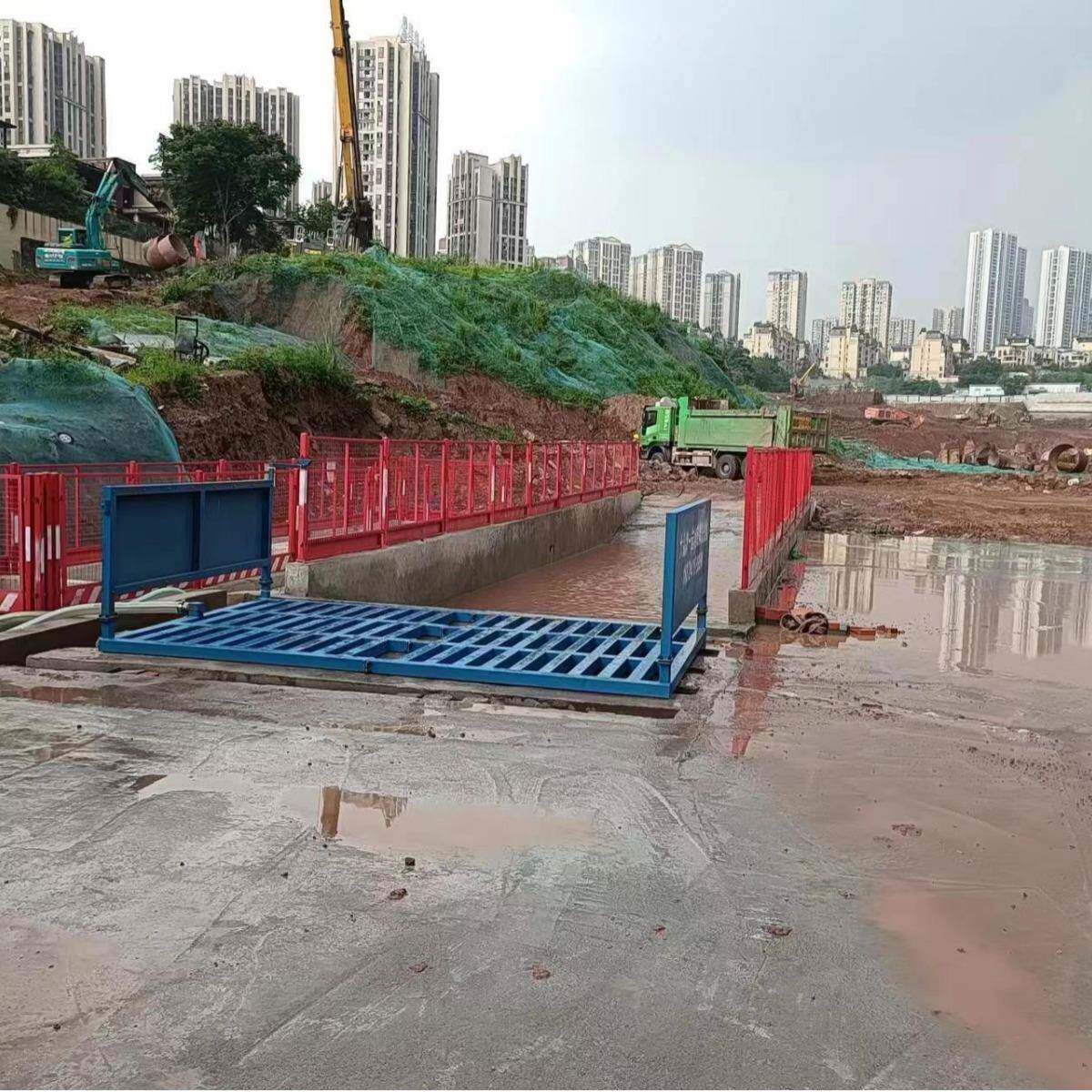 建筑工地洗轮机全自动洗车机100T120T150T
