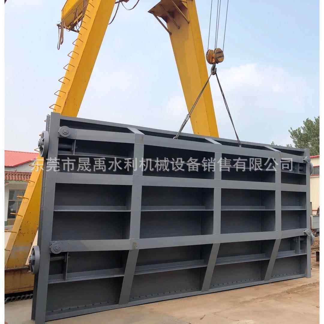 广东河源拦河闸喷锌防腐钢制闸门5*3.8m整体型出厂前验收8800元/t