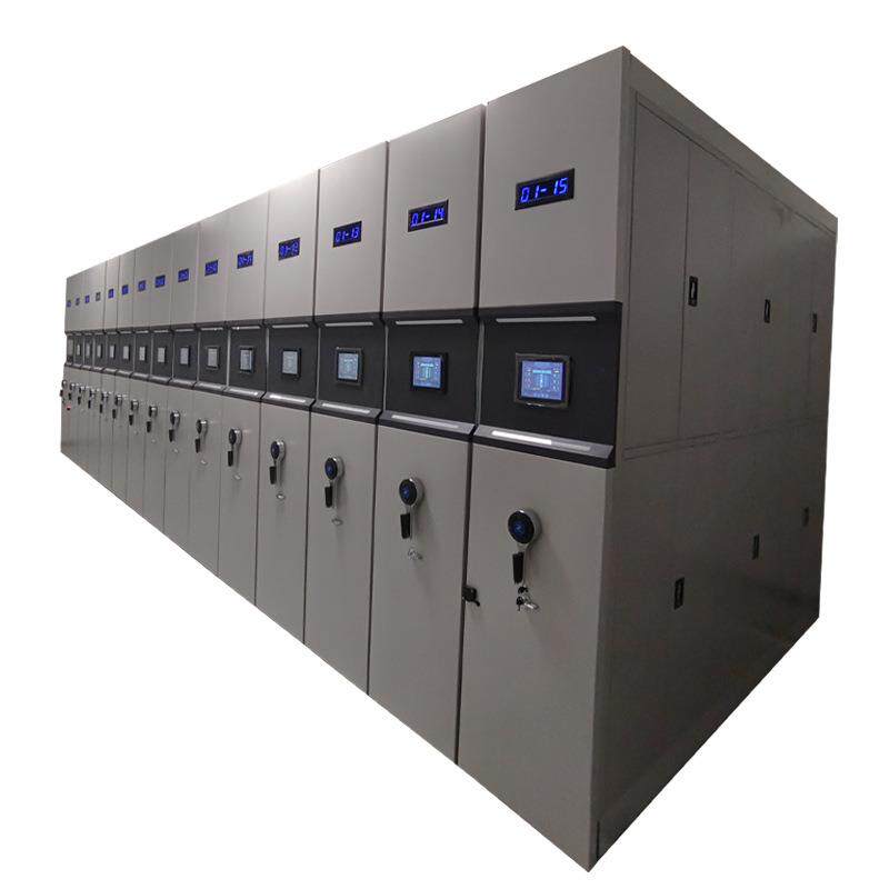 手动密集柜存储手摇式移动密集架移动资料架档案室管理系统