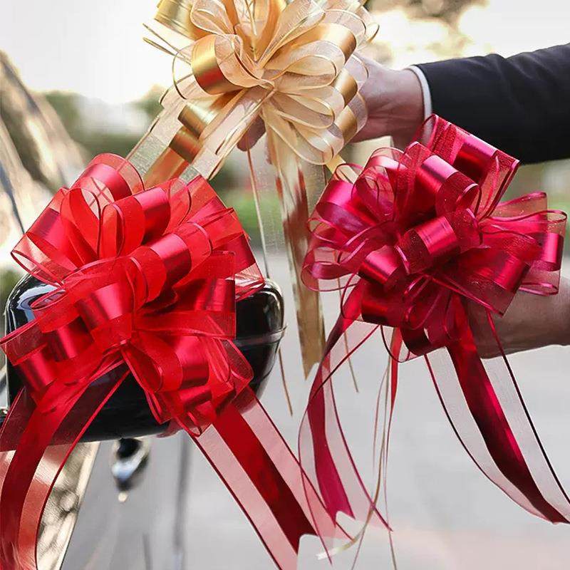 浪漫结婚车队拉花布置彩带装饰大号礼盒蝴蝶结手拉花婚庆用品大全,节庆用品/礼品,拉花,淘宝优惠券,粉丝福利购,淘宝优惠卷