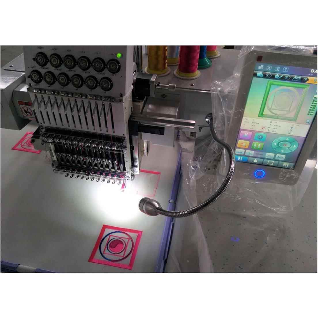 12针大豪尺单头绣花机 大DSC-WY12寸12大单头豪系统 广州服针装平