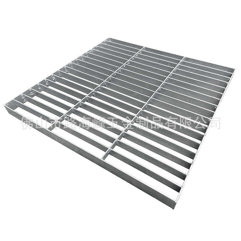 钢格板厂家热镀锌钢格栅板镀锌水沟盖板平台钢格板防滑楼梯踏步板