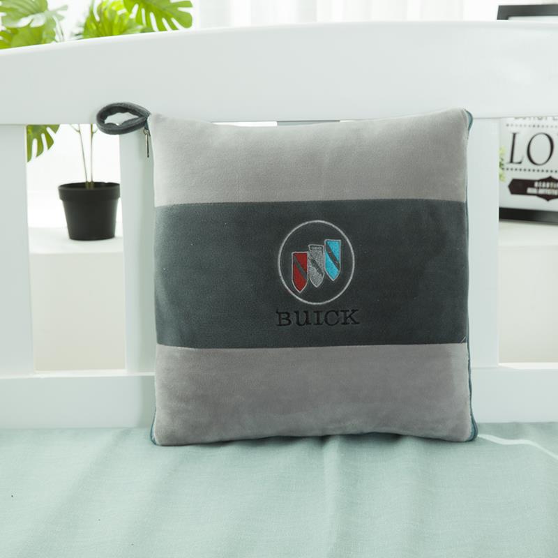 高档汽车抱枕被子两垫用多功能车午折睡车上叠被车载内靠车用靠枕