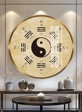 八卦太极图挂画周易风水镇宅装饰画