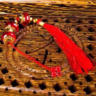 盆景挂件富贵竹小吊饰新年春节装饰用品家用店铺室内客厅场景布置