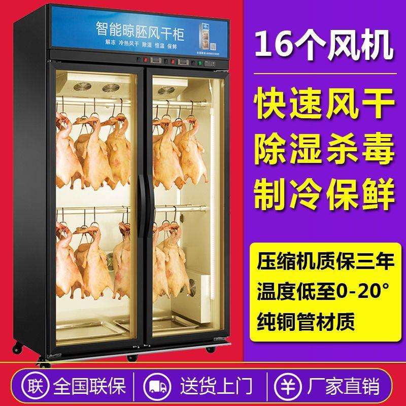 烤鸭风干机烧鸭烧鹅烘干箱凉鸭坯除湿机烧腊乳鸽冷藏保鲜晾鸭胚柜