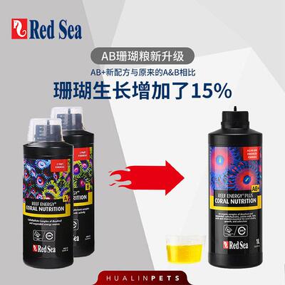 红海RedSea珊瑚能量剂 珊瑚能量液珊瑚浓缩能量物质A/B/AB+