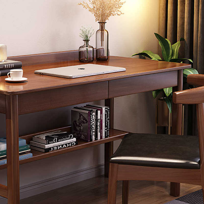 北欧ins风实木书桌简约家用中小学生学习写字桌卧室台式电脑桌子,住宅家具,书桌,淘宝优惠券,粉丝福利购,淘宝优惠卷