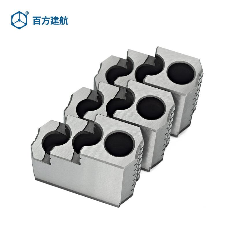 供应数控车床卡盘硬爪液压油压标准三爪6 8 10 12寸加硬