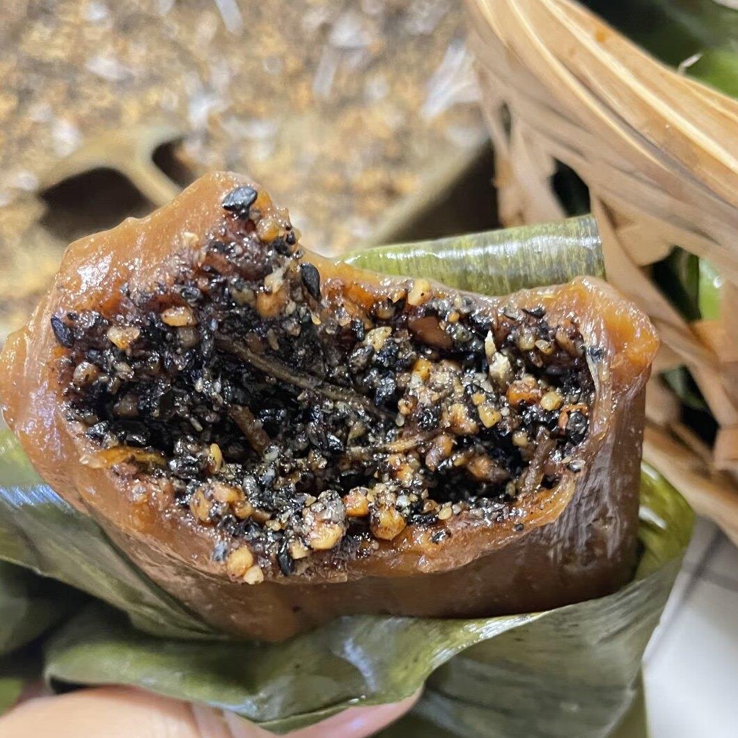 广西特产芭蕉叶糍粑红糖糍粑叶包纯糯米糍新鲜灵山纯手工真空包装