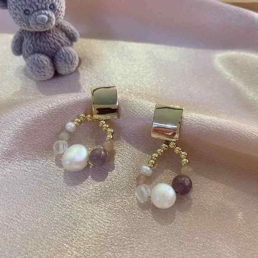 独特漂亮耳环老钱风时尚韩版潮流气质耳钉耳环满80包邮