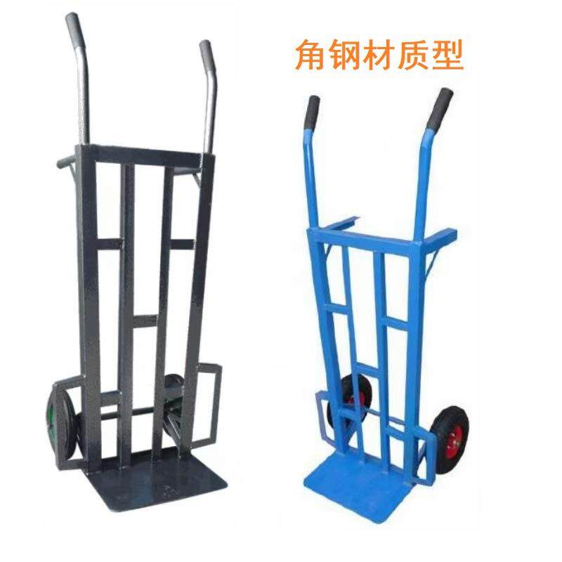 老虎车双轮两轮手推车工地拉货车建筑货仓车手推搬运车仓库人推