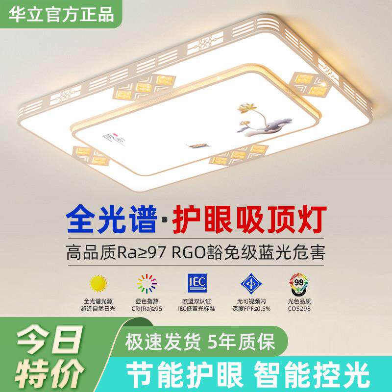 2025年新款LED吸顶灯房间卧室灯客厅灯大厅现代简约大气中山灯具3