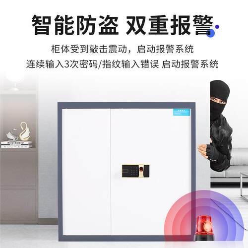 电子密码指纹保密柜加厚钢制财务办公档案柜凭证储物柜文件柜铁
