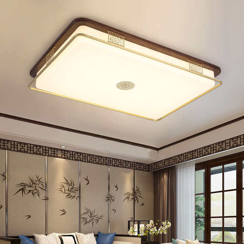 新中式全铜红木吸顶灯LED客厅灯大气中国风餐厅卧室灯具中山灯饰,家装灯饰光源,智能吸顶灯,淘宝优惠券,粉丝福利购,淘宝优惠卷