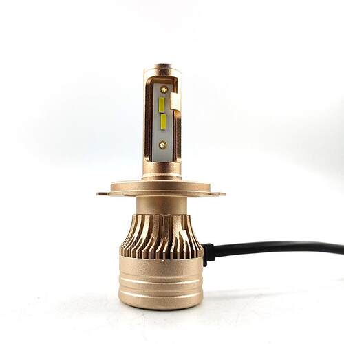 汽车led灯泡h4H7H1H119005金色铝件汽车LED头灯汽车前照明