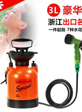 宠物洗澡户外野营淋浴器便携洗浴多功能喷雾器浇花洗车小型喷雾器