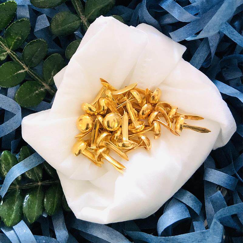 1儿童手工材料羊角钉双脚钉迷你二脚钉可动纸片人材料包diy两脚钉