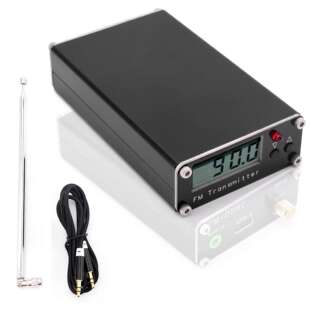 108M英语听力FM D5W2 500mW立体声76 2千米FM发射机数字显示0.5W