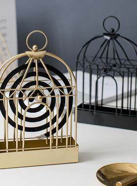 Creative Mosquito Coil Holder Iron Birdcage Mosquito Coil Tr