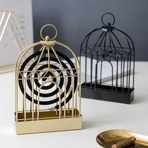 Creative Mosquito Coil Holder Iron Birdcage Mosquito Coil Tr