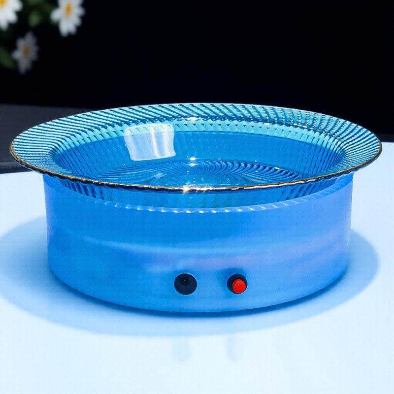 晶鑫餐具玻璃水果盘新款轻奢高档三文鱼刺身高端干冰冰盘餐具创意