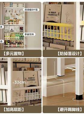 ?物新款洞洞板门后置物架超置架窄贴落地多CA17G71薄层收纳墙柜儿