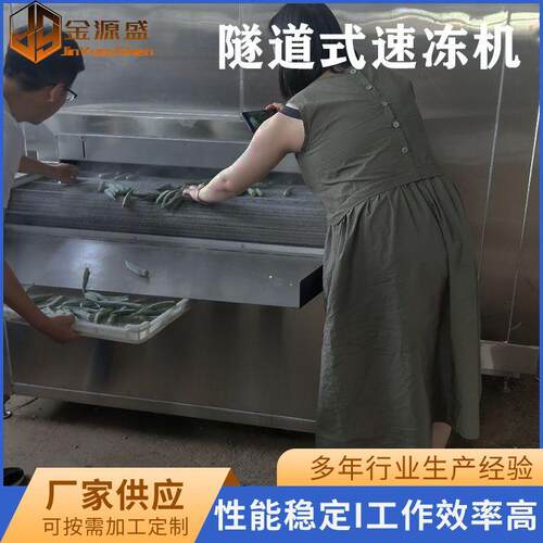 -45°快速冷冻设备黄桃菠萝蜜冷冻果蔬加工机器商用果蔬单冻机