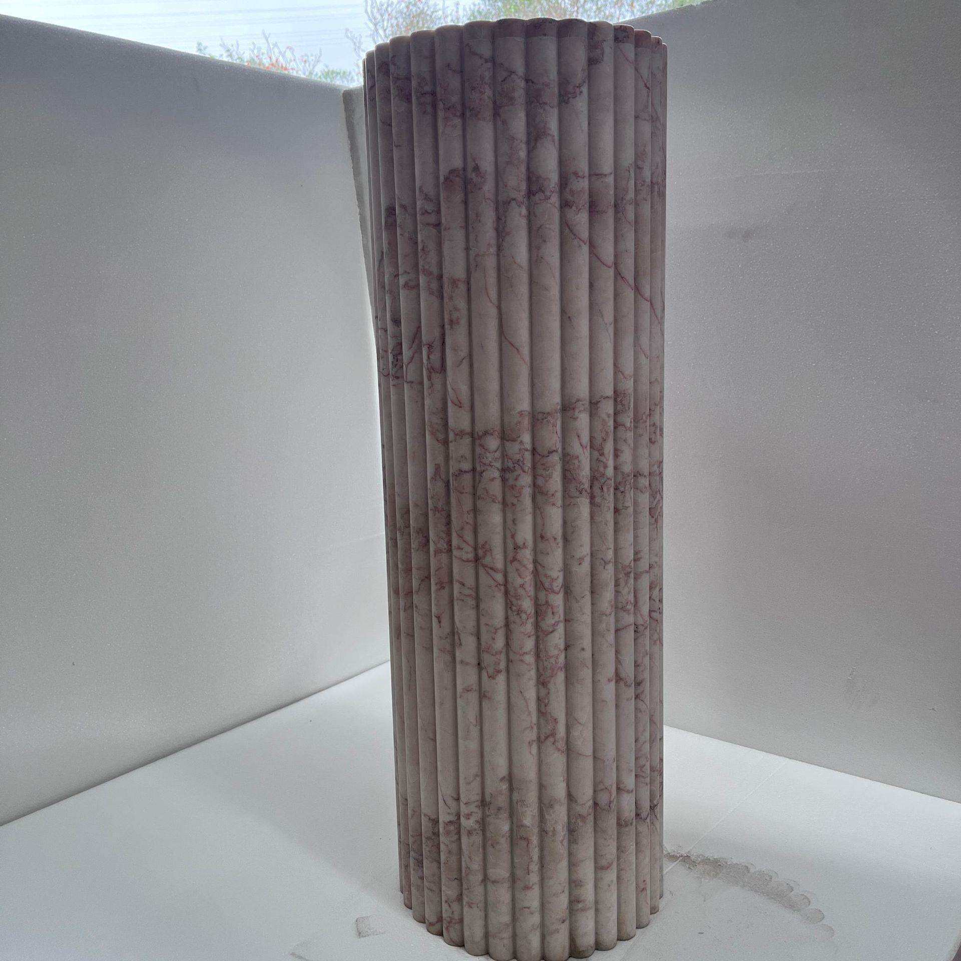 轻奢客厅牛鼻边圆柱桌卧室边几床头柜小桌子现代简约茶几