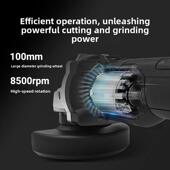卡晟无刷锂角磨床Ku803电动切割研磨手砂轮锂电手磨床抛光机