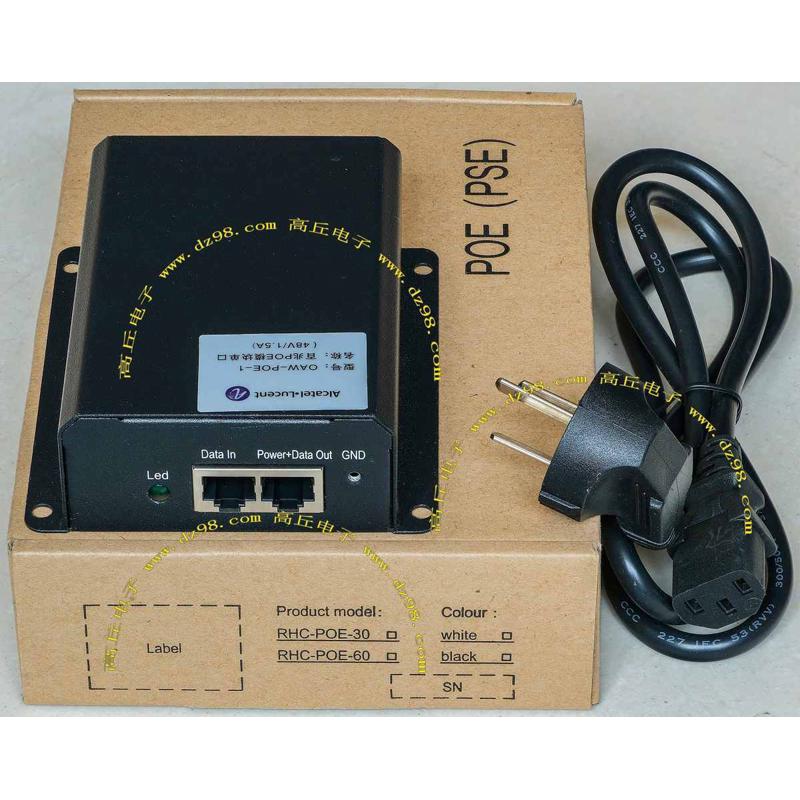 Alcatel Lucent POE模块单口 OAW-POE-1 48V 1.5A POE电源 RJ45口