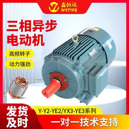 三项异步电动机YE2-225M-2立卧式电机现货YE2-250M-2三相异步电机