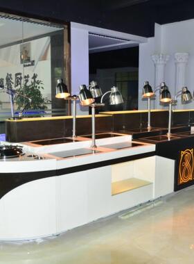 组合式自助餐台、自助餐台展示效果图、自助餐台设计方案